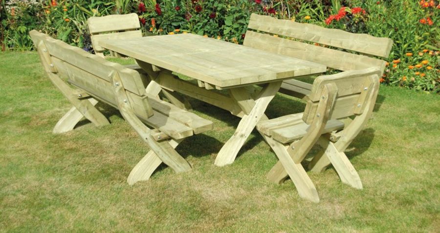 Country Style Table 1800mm Long