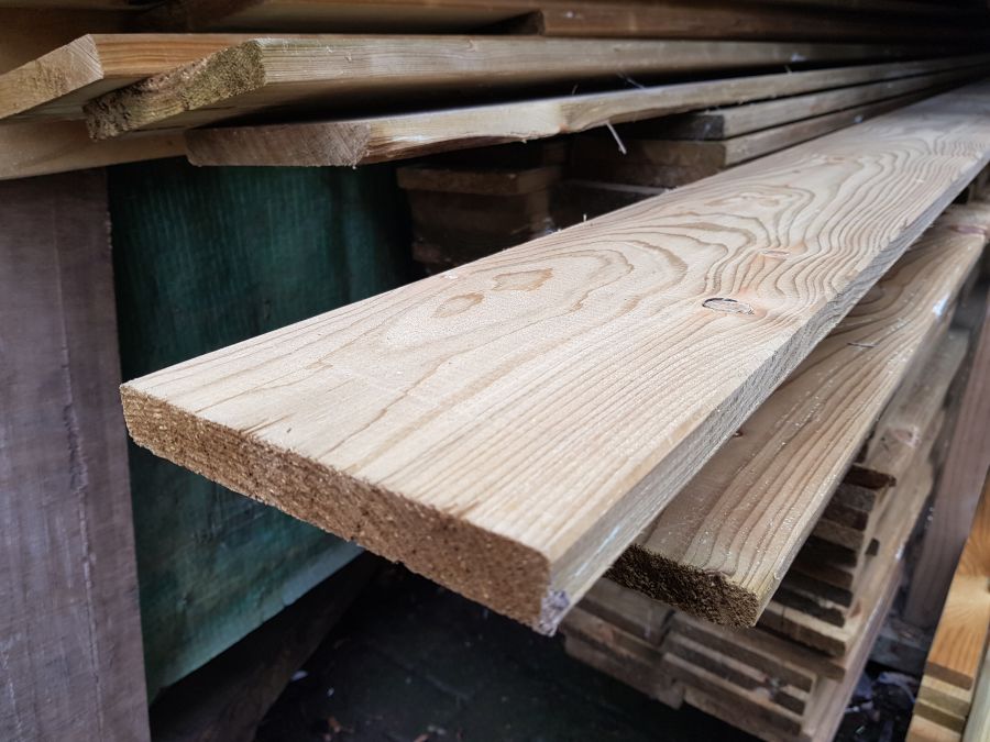 19mm x 145mm / 1``x6`` Planed All Round 3.9m / 13ft